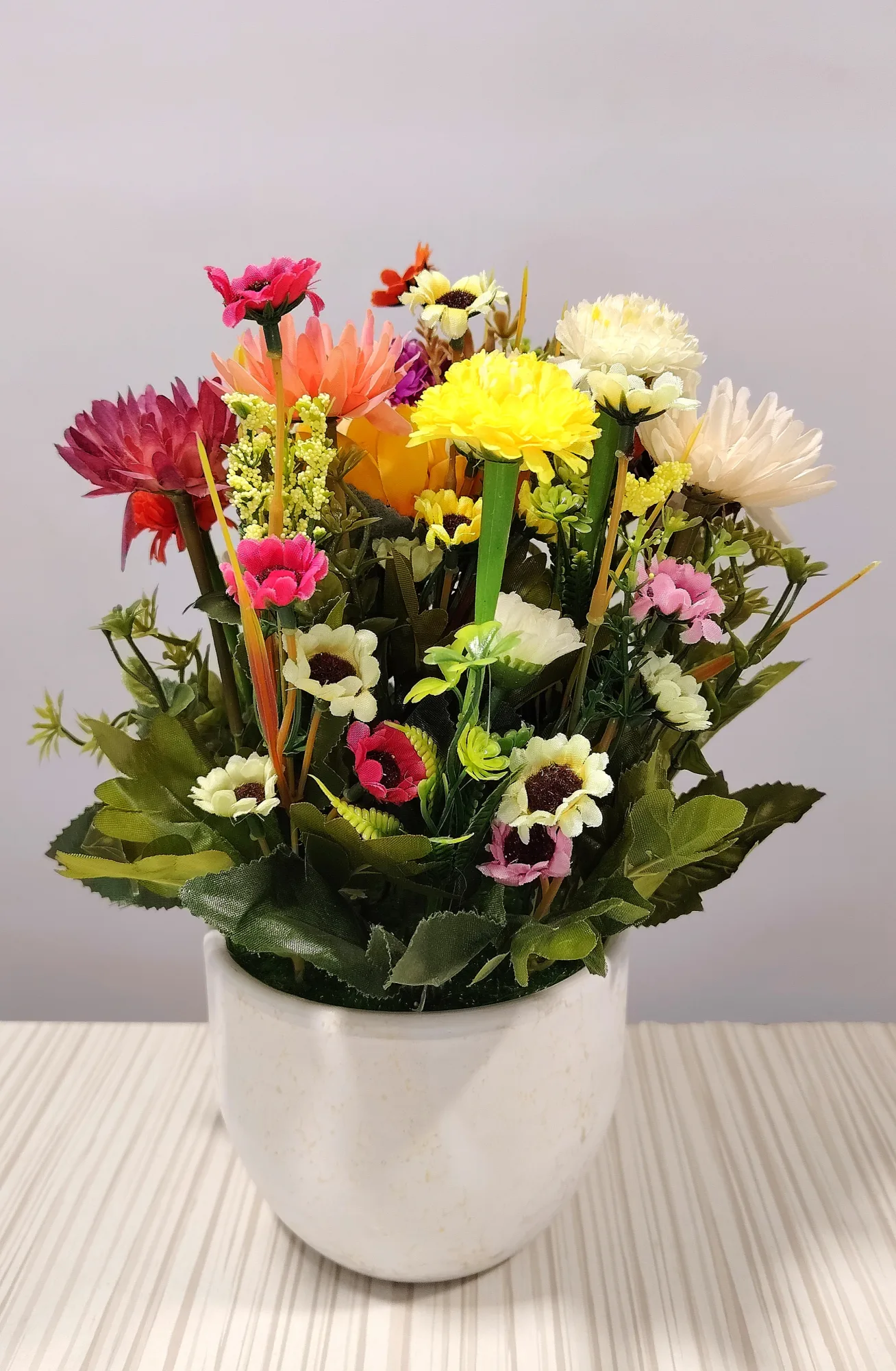 مزهريات ورد