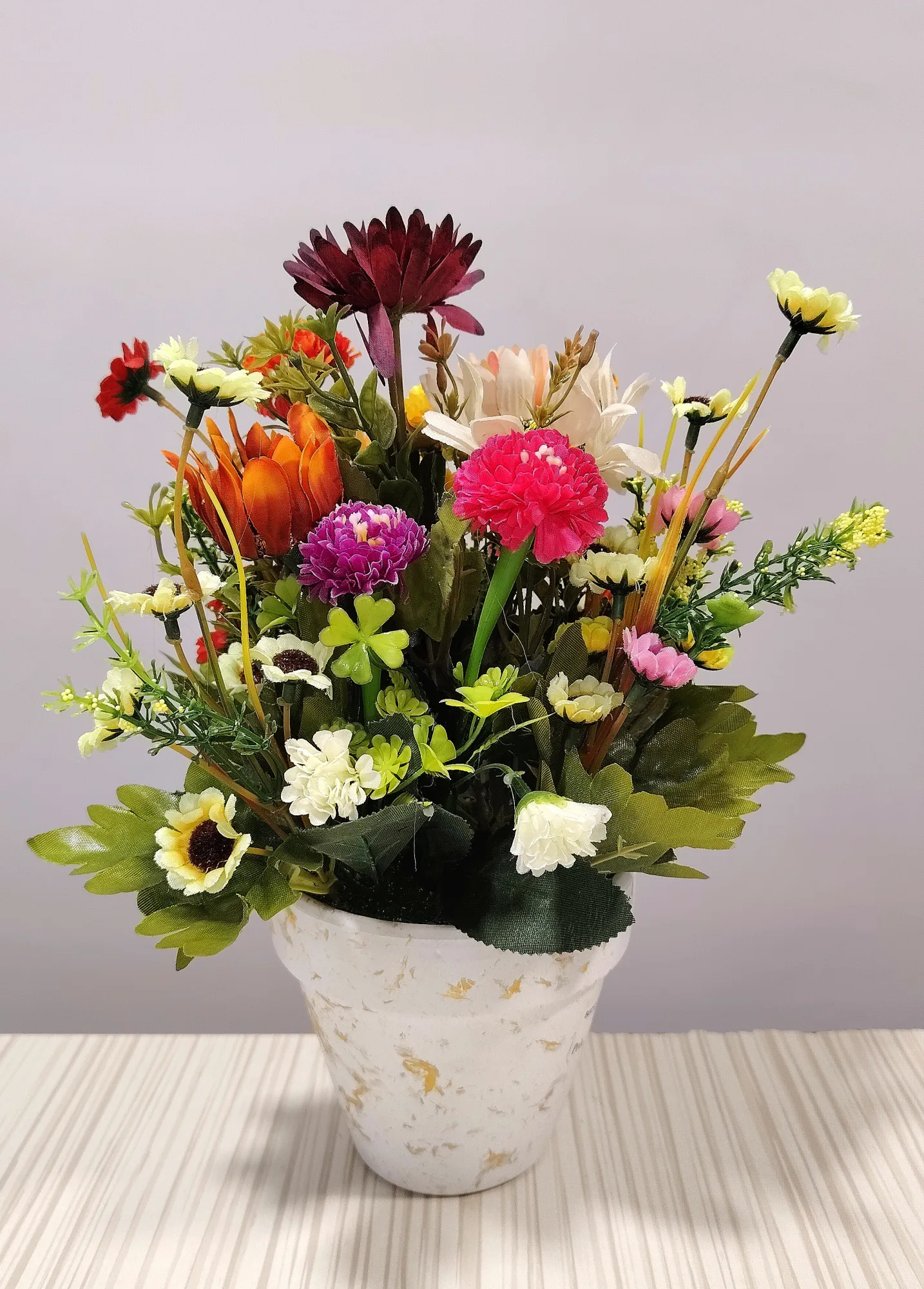 مزهريات ورد